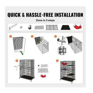 Μεταλλικό Τροχήλατο Κλουβί - Σπίτι Γάτας 4 Επιπέδων 900 x 600 x 133... Μεταλλικό Τροχήλατο Κλουβί - Σπίτι Γάτας 4 Επιπέδων 900 x 600 x 133...