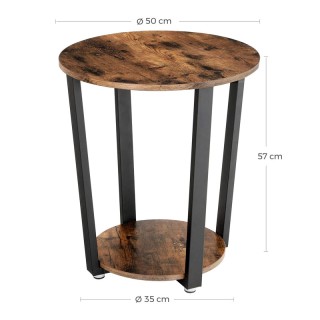 Βοηθητικό Μεταλλικό Τραπεζάκι 50 x 50 x 57 cm VASAGLE LET57X Βοηθητικό Μεταλλικό Τραπεζάκι 50 x 50 x 57 cm VASAGLE LET57X