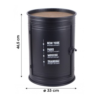 Μεταλλικό Βοηθητικό Τραπεζάκι Τύπου Βαρέλι 33 x 46.5 cm Urban Livin... Μεταλλικό Βοηθητικό Τραπεζάκι Τύπου Βαρέλι 33 x 46.5 cm Urban Livin...