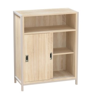 Μεταλλικό/Ξύλινο Έπιπλο με Ντουλάπι και Ράφι 64 x 30 x 81 cm Χρώματ... Μεταλλικό/Ξύλινο Έπιπλο με Ντουλάπι και Ράφι 64 x 30 x 81 cm Χρώματ...