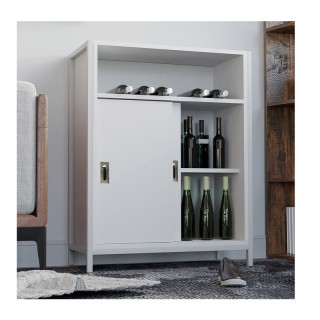 Μεταλλικό/Ξύλινο Έπιπλο με Ντουλάπι και Ράφι 64 x 30 x 81 cm Χρώματ... Μεταλλικό/Ξύλινο Έπιπλο με Ντουλάπι και Ράφι 64 x 30 x 81 cm Χρώματ...