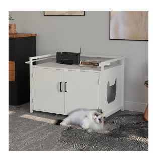 Μεταλλικό/Ξύλινο Ντουλάπι για Αμμολεκάνη Γάτας 75 x 51 x 54 cm Baka... Μεταλλικό/Ξύλινο Ντουλάπι για Αμμολεκάνη Γάτας 75 x 51 x 54 cm Baka...