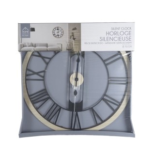 Μεταλλικό - Ξύλινο Ρολόι Τοίχου 70 cm Home Deco Factory HD0120 Μεταλλικό - Ξύλινο Ρολόι Τοίχου 70 cm Home Deco Factory HD0120