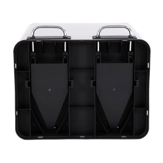 Μεταλλικός Διπλός Κάδος Απορριμμάτων από Ανοξείδωτο Ατσάλι με 2 Πεν... Μεταλλικός Διπλός Κάδος Απορριμμάτων από Ανοξείδωτο Ατσάλι με 2 Πεν...