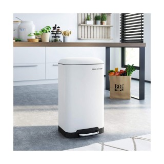 Μεταλλικός Κάδος Απορριμμάτων από Ατσάλι με Σύστημα Soft-Close 30 L...