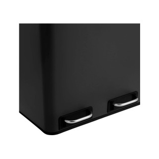 Μεταλλικός Τριπλός Κάδος Απορριμμάτων από Ανοξείδωτο Ατσάλι με 3 Πε... Μεταλλικός Τριπλός Κάδος Απορριμμάτων από Ανοξείδωτο Ατσάλι με 3 Πε...