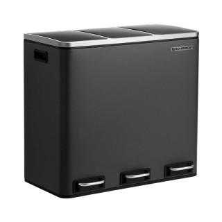 Μεταλλικός Τριπλός Κάδος Απορριμμάτων από Ανοξείδωτο Ατσάλι με 3 Πε... Μεταλλικός Τριπλός Κάδος Απορριμμάτων από Ανοξείδωτο Ατσάλι με 3 Πε...