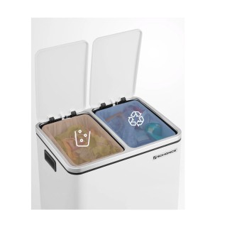 Μεταλλικός Διπλός Κάδος Απορριμμάτων από Ατσάλι με 2 Πεντάλ και Σύσ... Μεταλλικός Διπλός Κάδος Απορριμμάτων από Ατσάλι με 2 Πεντάλ και Σύσ...