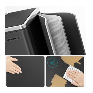 Μεταλλικός Διπλός Κάδος Απορριμμάτων από Ατσάλι με 2 Πεντάλ και Σύσ... Μεταλλικός Διπλός Κάδος Απορριμμάτων από Ατσάλι με 2 Πεντάλ και Σύσ...