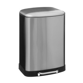 Μεταλλικός Κάδος Απορριμμάτων από Ανοξείδωτο Ατσάλι 50 Lt 5Five Sim...