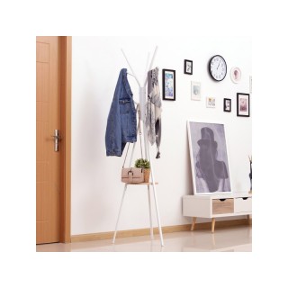 Μεταλλικός Καλόγερος 45 x 45 x 180 cm HOMCOM 831-174WT Μεταλλικός Καλόγερος 45 x 45 x 180 cm HOMCOM 831-174WT