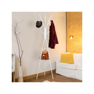 Μεταλλικός Καλόγερος 45 x 45 x 180 cm HOMCOM 831-174WT Μεταλλικός Καλόγερος 45 x 45 x 180 cm HOMCOM 831-174WT