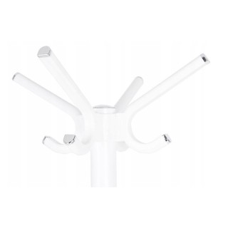 Μεταλλικός Καλόγερος 48 x 180 cm Χρώματος Λευκό ModernHome YLT-0610...