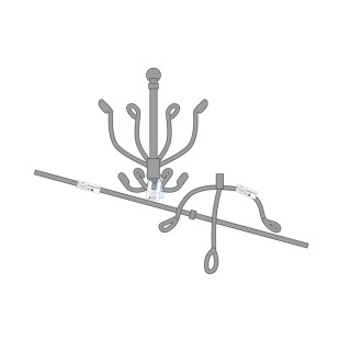 Μεταλλικός Καλόγερος 50 x 170 cm Χρώματος Γκρι Home Deco Factory HD... Μεταλλικός Καλόγερος 50 x 170 cm Χρώματος Γκρι Home Deco Factory HD...