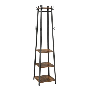 Metal Cabinet with 3 Shelves 45 x 45 x 181 cm VASAGLE LCR80X
