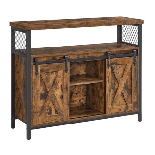 Μεταλλικός Μπουφές 100 x 33 x 80 cm VASAGLE LSC092B01 Μεταλλικός Μπουφές 100 x 33 x 80 cm VASAGLE LSC092B01