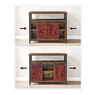 Μεταλλικός Μπουφές 100 x 33 x 80 cm VASAGLE LSC092B01