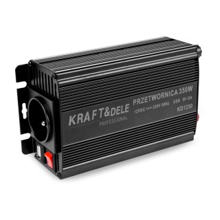 Μετατροπέας Αυτοκινήτου 350 W 12 / 24 - 230 V Kraft&Dele KD-1250 Μετατροπέας Αυτοκινήτου 350 W 12 / 24 - 230 V Kraft&Dele KD-1250