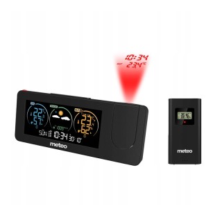 Μετεωρολογικός Σταθμός με DCF και Προβολέα Meteo SP102 Μετεωρολογικός Σταθμός με DCF και Προβολέα Meteo SP102