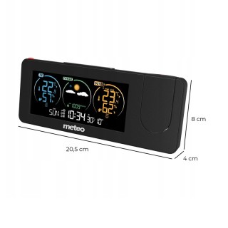 Μετεωρολογικός Σταθμός με DCF και Προβολέα Meteo SP102 Μετεωρολογικός Σταθμός με DCF και Προβολέα Meteo SP102