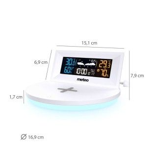 Μετεωρολογικός Σταθμός με Βάση Ασύρματης Φόρτισης Meteo SP94 Μετεωρολογικός Σταθμός με Βάση Ασύρματης Φόρτισης Meteo SP94