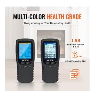 Μετρητής Παρακολούθησης Ποιότητας Αέρα 8 σε 1 VEVOR PXSKQZLCSYSC2JR...