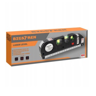 Μέτρο - Αλφάδι με Γραμμή Laser 250 cm Bigstren 21747