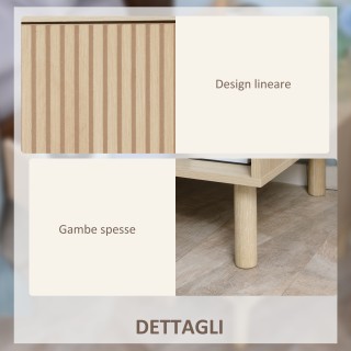 Ξύλινο Κομοδίνο με 1 Συρτάρι και 1 Ράφι 47 x 47 x 50 cm HOMCOM 831-506 Ξύλινο Κομοδίνο με 1 Συρτάρι και 1 Ράφι 47 x 47 x 50 cm HOMCOM 831-506