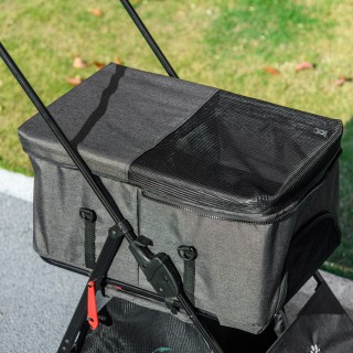 PawHut 3 σε 1 καρότσι σκύλου που μετατρέπεται σε τσάντα και θήκη με...