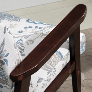 Καρέκλα HOMCOM για Πολυθρόνα σαλονιού με επένδυση με μπράτσα από ξύ... Καρέκλα HOMCOM για Πολυθρόνα σαλονιού με επένδυση με μπράτσα από ξύ...