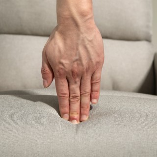 Ανακλινόμενη Πολυθρόνα με Υποπόδιο, Τηλεχειριστήριο, Ρόδες και Τσέπ...