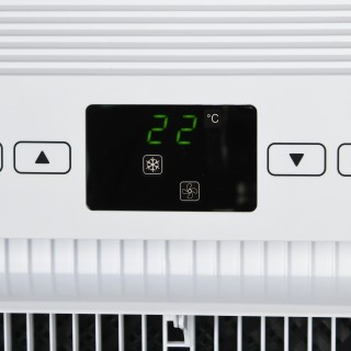 Φορητό κλιματιστικό HOMCOM με χρονοδιακόπτη, 3 λειτουργίες και 3 τα...