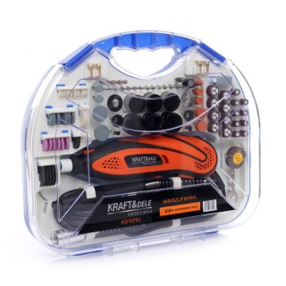 Mini Λειαντήρας 270 W με Θήκη και Αξεσουάρ Kraft&Dele KD-10753 Mini Λειαντήρας 270 W με Θήκη και Αξεσουάρ Kraft&Dele KD-10753
