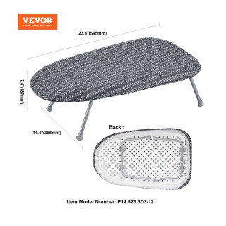 Mini Επιτραπέζια Σιδερώστρα με Κάλυμμα 595 x 365 x 187 mm VEVOR TYB...