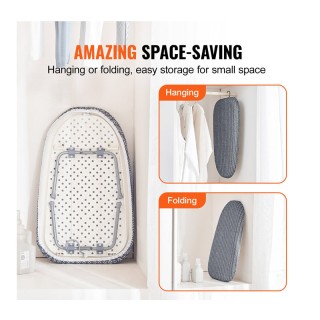 Mini Επιτραπέζια Σιδερώστρα με Κάλυμμα 595 x 365 x 187 mm VEVOR TYB...