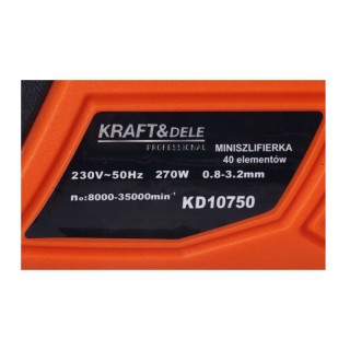 Mini Λειαντήρας 270 W με Θήκη και Αξεσουάρ Kraft&Dele KD-10750 Mini Λειαντήρας 270 W με Θήκη και Αξεσουάρ Kraft&Dele KD-10750