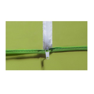 Mini Μεταλλικό Θερμοκήπιο με 2 Ρόδες 80 x 43 x 132 cm Χρώματος Πράσ...