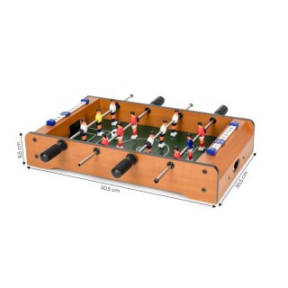 Mini Ξύλινο Επιτραπέζιο Ποδοσφαιράκι με 4 Σειρές 30.5 x 50.5 x 9.5 ...