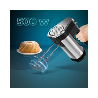 Μίξερ Χειρός 500 W PowerTwist 500 Full Steel Cecotec CEC-04385 Μίξερ Χειρός 500 W PowerTwist 500 Full Steel Cecotec CEC-04385