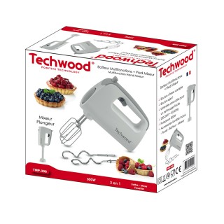 Μίξερ Χειρός και Ραβδομπλέντερ 300 W Techwood TMP-308 Μίξερ Χειρός και Ραβδομπλέντερ 300 W Techwood TMP-308