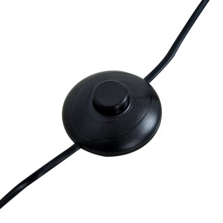 HOMCOM Ξύλινο Φωτιστικό δαπέδου με 3 Ράφια και Υφασμάτινο Αμπαζούρ,...