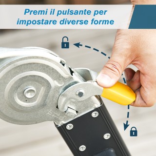 DURHAND Μαύρη σκάλα αλουμινίου 5 σε 1 για εσωτερικούς και εξωτερικο... DURHAND Μαύρη σκάλα αλουμινίου 5 σε 1 για εσωτερικούς και εξωτερικο...