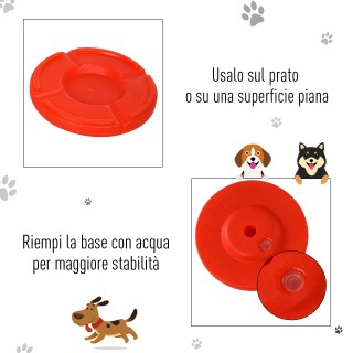 PawHut Set Agility Dog με στοιχήματα και ρυθμιζόμενο δαχτυλίδι για ... PawHut Set Agility Dog με στοιχήματα και ρυθμιζόμενο δαχτυλίδι για ...