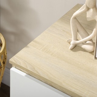 Συρταριέρα HOMCOM Μοντέρνα Ξύλινη Συρταριέρα 6 Συρτάρια, 135x48x77c...