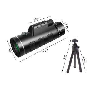 Μονόκυαλο Παρατήρησης 40x60 με Τρίποδο και Βάση για Κινητό Verk Gro...