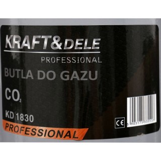 Μπουκάλα Αερίου CO2 8 Lt Kraft&Dele KD-1830 Μπουκάλα Αερίου CO2 8 Lt Kraft&Dele KD-1830