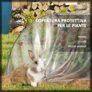 Διχτυωτό φυτικό κάλυμμα με εύκαμπτες καμάρες και κλιπ στερέωσης, λε... Διχτυωτό φυτικό κάλυμμα με εύκαμπτες καμάρες και κλιπ στερέωσης, λε...