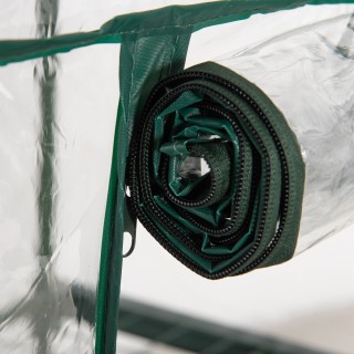 Outsunny Mini Θερμοκήπιο με Πλαστικό Κάλυμμα, Πλαίσιο Ατσάλινο με 3... Outsunny Mini Θερμοκήπιο με Πλαστικό Κάλυμμα, Πλαίσιο Ατσάλινο με 3...