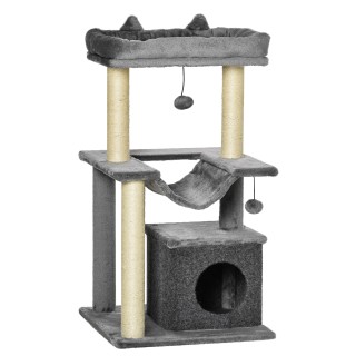 Cat Tree με Σιζάλ Σχοινί ξύσιμο Σπίτι Μαξιλάρι και αιώρα Λούτρινο κ... Cat Tree με Σιζάλ Σχοινί ξύσιμο Σπίτι Μαξιλάρι και αιώρα Λούτρινο κ...