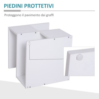 Τραπεζάκι σαλονιού Homcom μοντέρνα σχεδίαση 2 Ράφια Μοντέρνο Σχέδιο...